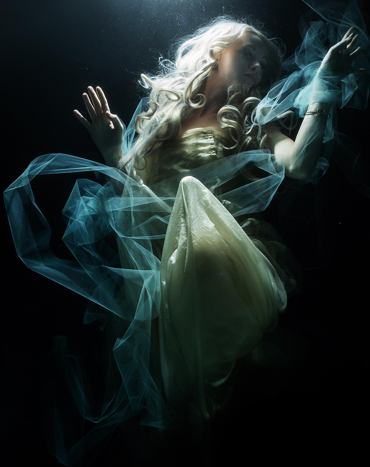 Models in underwater photography 