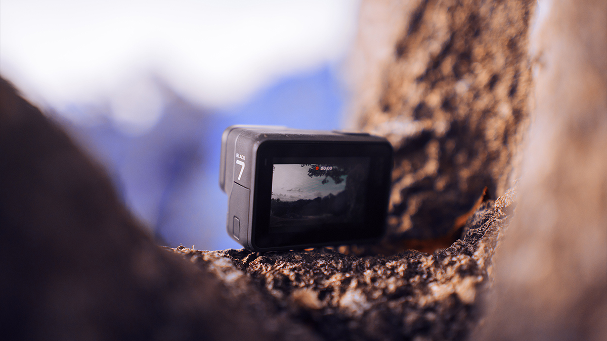 GoPro camera for time-lapse photography